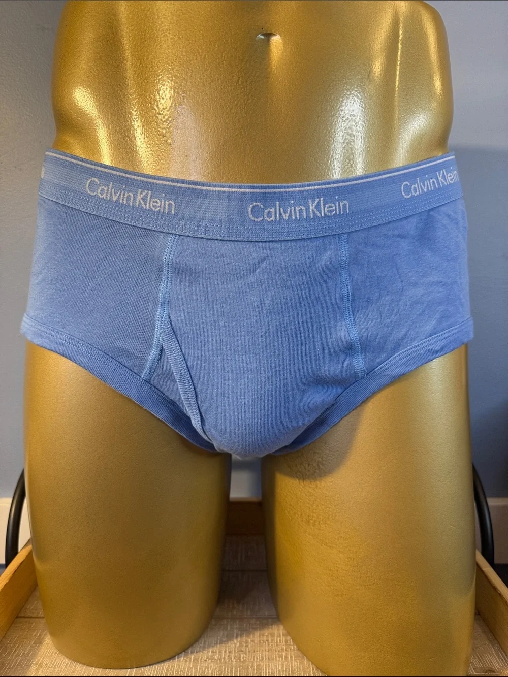 Calvin Klein Sky Blue Cotton Briefs XL